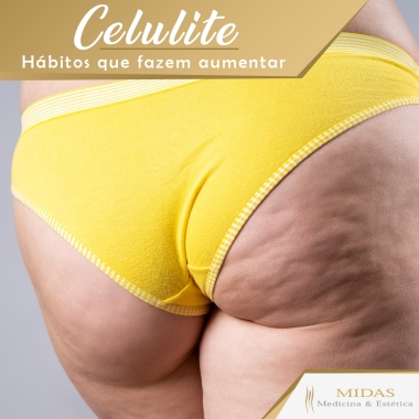 Celulite - Hábitos que fazem Aumentar